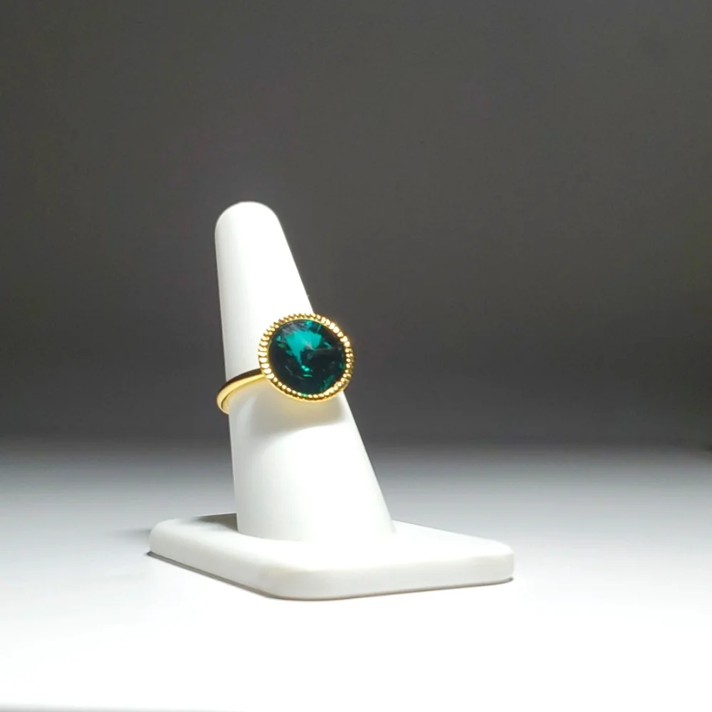 Ted Baker Rada EMERALD Crystal Rivoli Ring